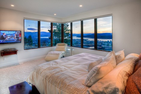 beautiful bedroom with quality view