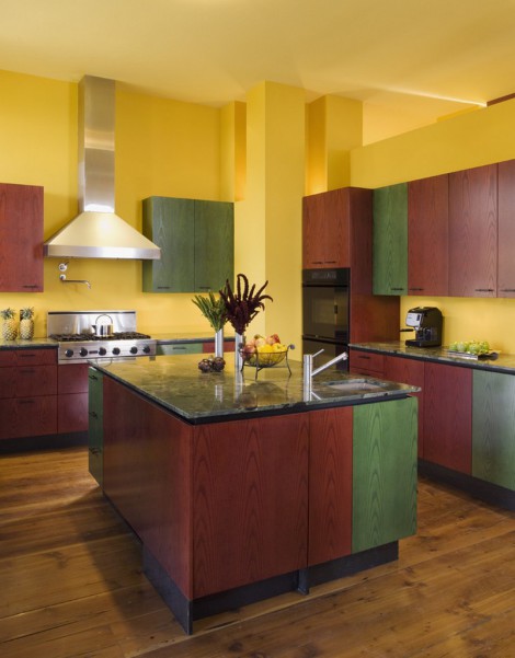 colourful spanish kitchen