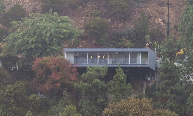 house on a steep hill gradient