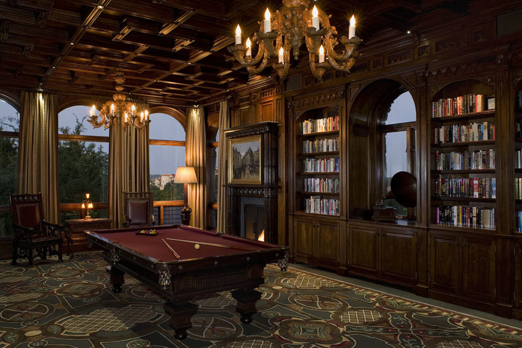 interior options for billiard rooms