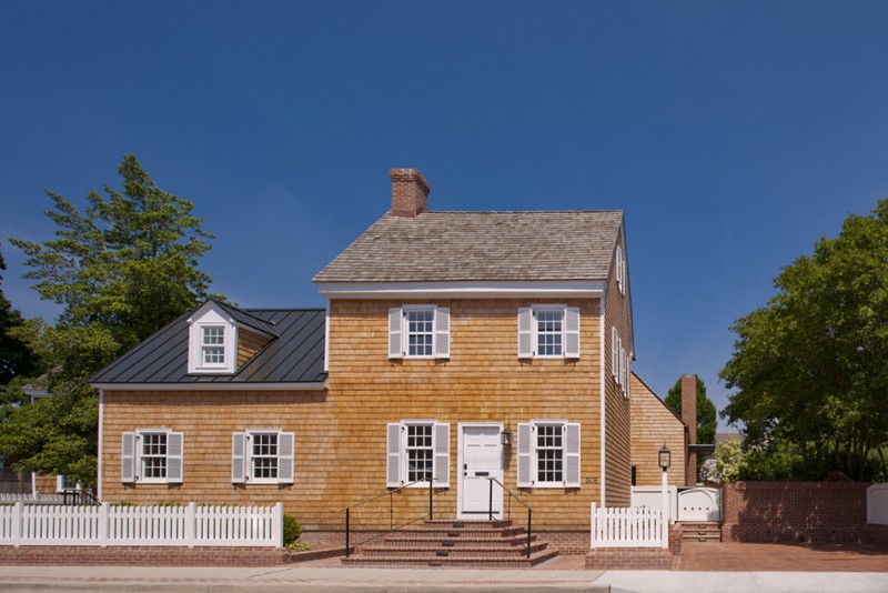 restored 19th century wooden home