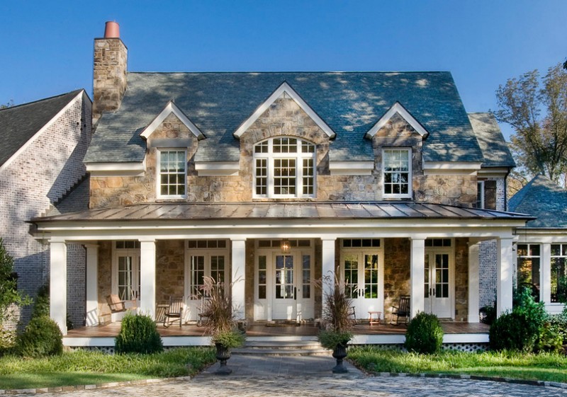 traditional house facade with surprises inside