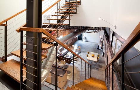 contemporary staircase effect