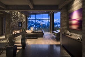 Imitación de la montaña: El interior de esta bonita casa imita la vista