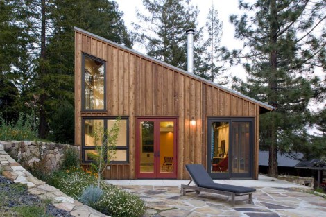 sloping roof home