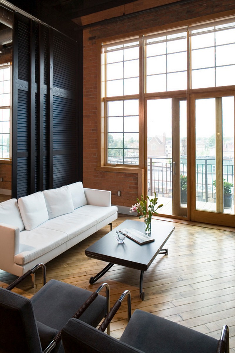 Lifted in the Loft: Modern loft space is bright, light and airy with ...