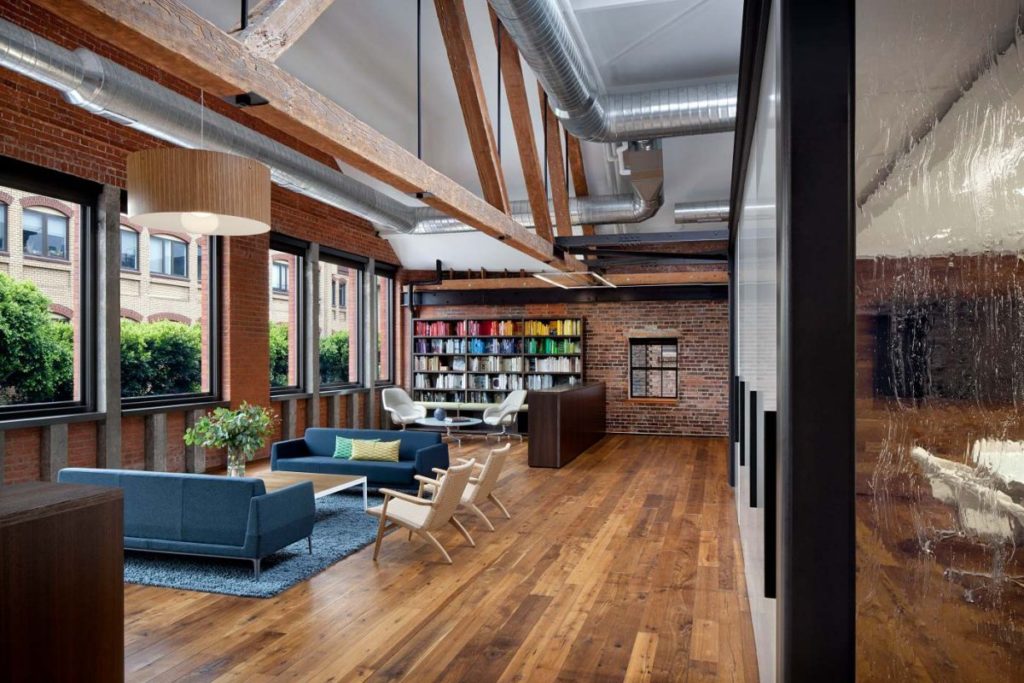 Wonderful Warehouse: Office space that was originally a warehouse has