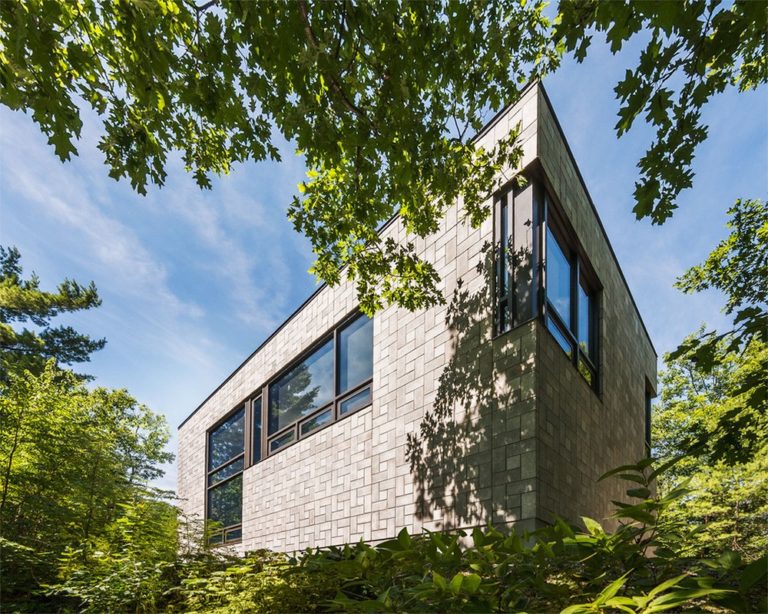 Patterned House Pattern Perfect: Gorgeous Modern home has a wonderful patterned ...
